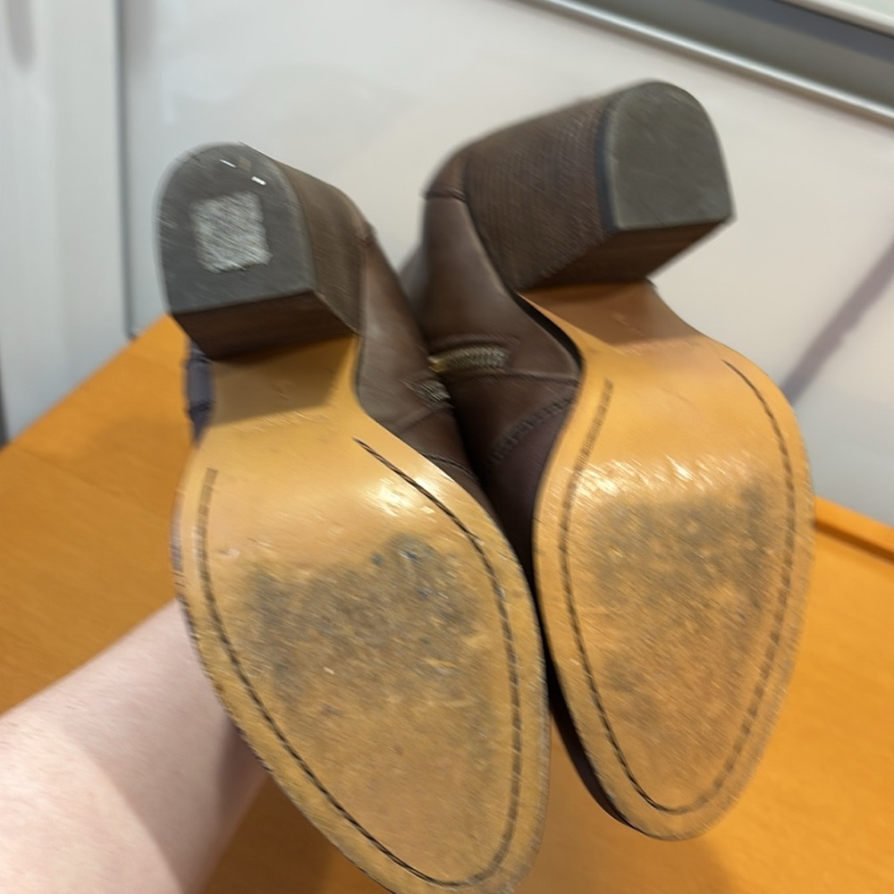 Coach brown leather booties - Picture 5 of 6